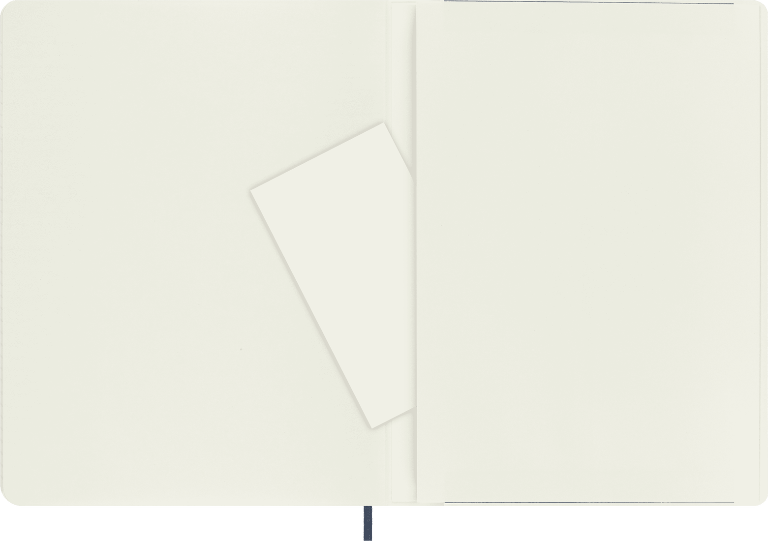 MOLESKINE Carnet Classique Très Grand Format Ligné Bleu Saphir Couverture Souple