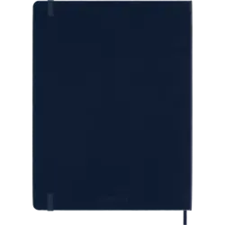MOLESKINE Carnet Classique, Très Grand Format, Ligné, Bleu Saphir, Couverture Rigide