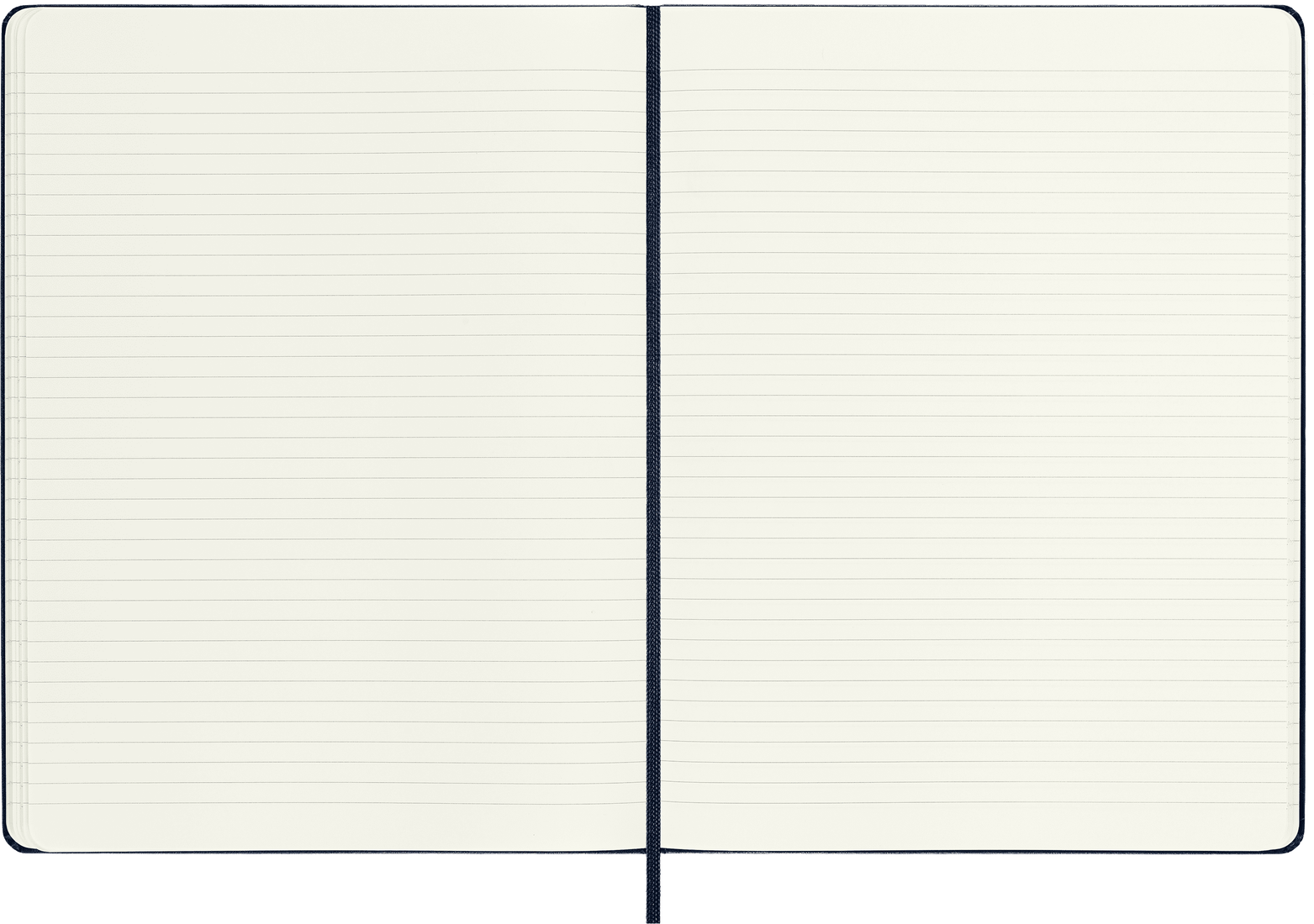 MOLESKINE Carnet Classique, Très Grand Format, Ligné, Bleu Saphir, Couverture Rigide