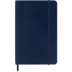 MOLESKINE Carnet Classique Format De Poche À Pages Blanches Bleu Saphir Couverture Souple