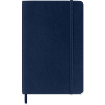 MOLESKINE Carnet Classique Format De Poche À Pages Blanches Bleu Saphir Couverture Souple