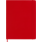 MOLESKINE Carnet Classique Très Grand Format, À Pages Blanches,Rouge Écarlat, Couverture Rigide