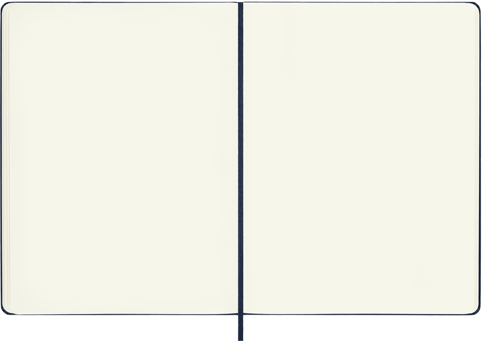 MOLESKINE Carnet Classique Très Grand Format, À Pages Blanches, Bleu Saphir, Couverture Rigide