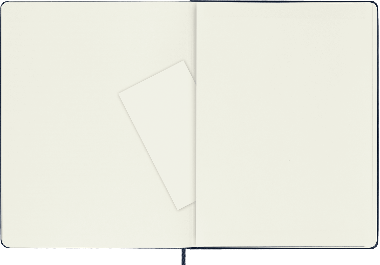 MOLESKINE Carnet Classique Très Grand Format, À Pages Blanches, Bleu Saphir, Couverture Rigide