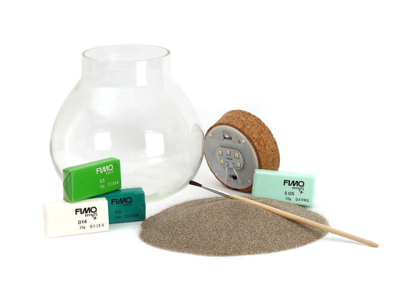 GRAINE CREATIVE Kit Fimo Terrarium