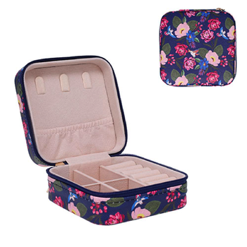 KIUB Boite A Bijoux Gm Pivoines Et Colibris 10x10x4,5cm