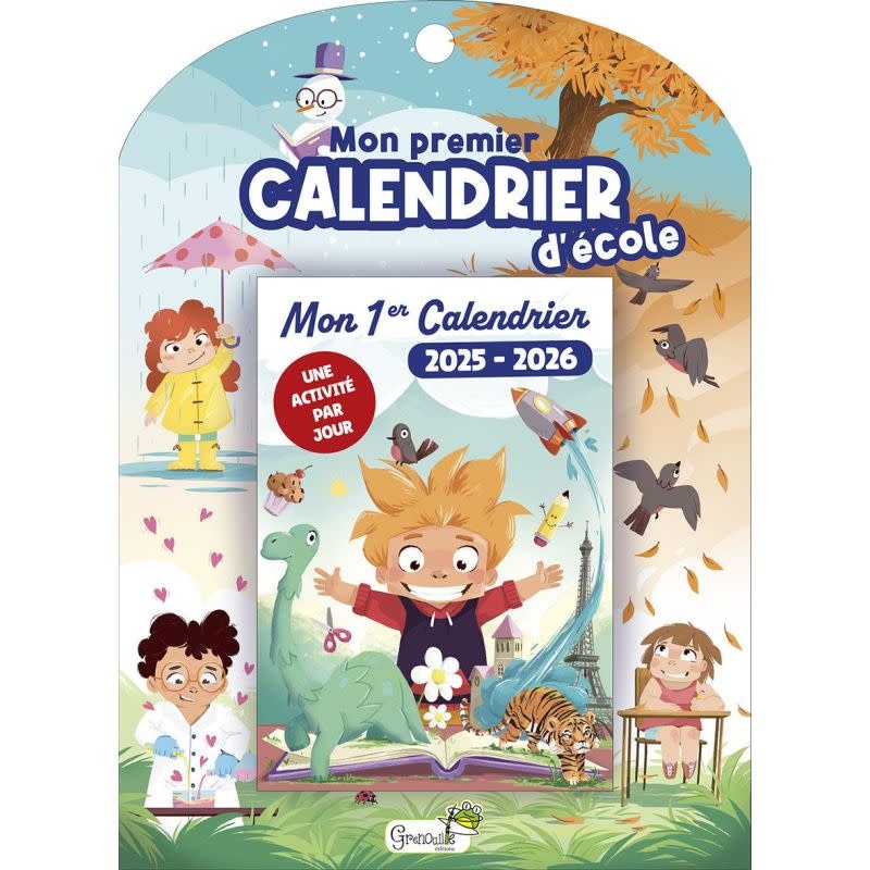 GRENOUILLE EDITIONS Mon Premier Calendrier D'Ecole 2025-2026