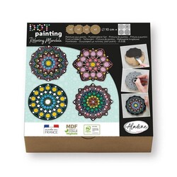 ALADINE Coffret Dot Painting 8 Formes 10 Cm Certifié Pefc 100%