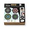 ALADINE Coffret Dot Painting 8 Formes 10 Cm Certifié Pefc 100%