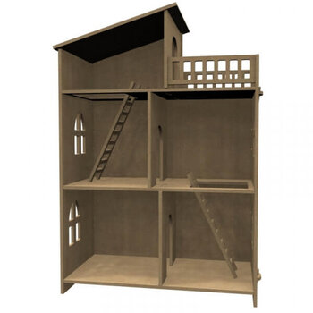 ALADINE Maison Poupee 38X19 - H55Cm (F)