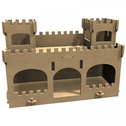 GOMILLE Château Fort 52X21-  H34 Cm (F)