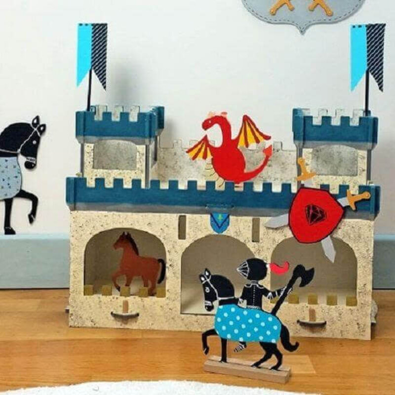 GOMILLE Château Fort 52X21-  H34 Cm (F)