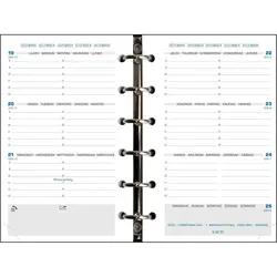 EXACOMPTA Recharge Exatime 14 SAD sem/2p. horizontal