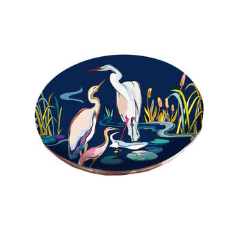 EDITIONS DU DESASTRE TURNOWSKY- miroir  - Insignia Herons Ø8cm