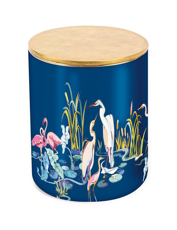 EDITIONS DU DESASTRE TURNOWSKY - Pot en laiton Insignia Herons  Ø10,5x H13cm