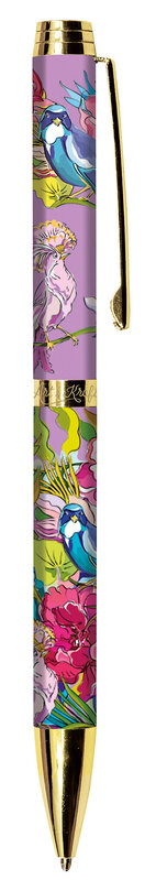 EDITIONS DU DESASTRE TURNOWSKY Stylo Insignia Flowers purple