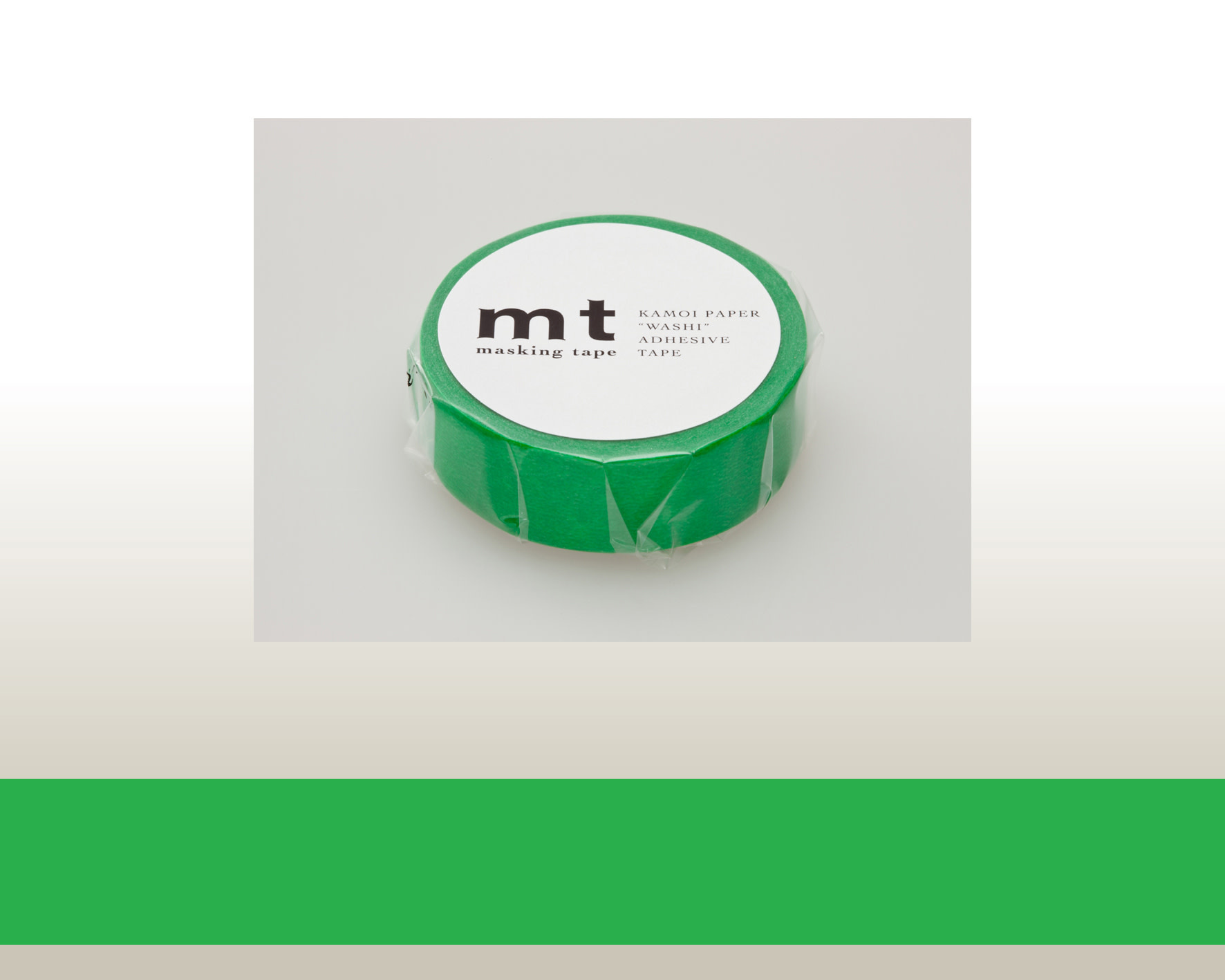 OZ MT 1P Uni vert / green 1,5cm x7m