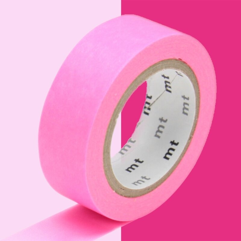 OZ MT 1P Uni rose fluo / shocking pink 1,5cm x7m