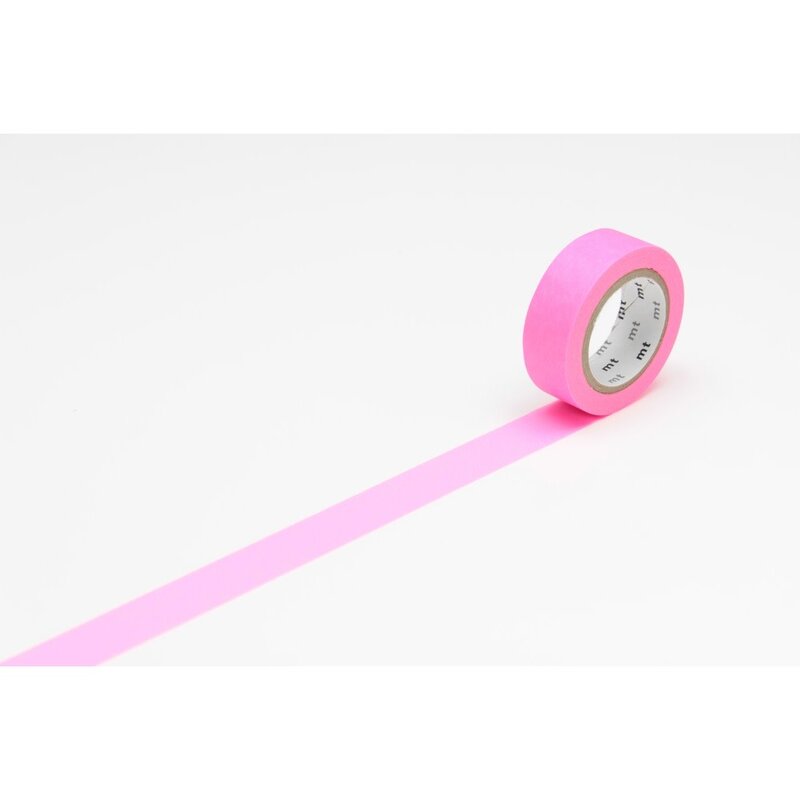 OZ MT 1P Uni rose fluo / shocking pink 1,5cm x7m