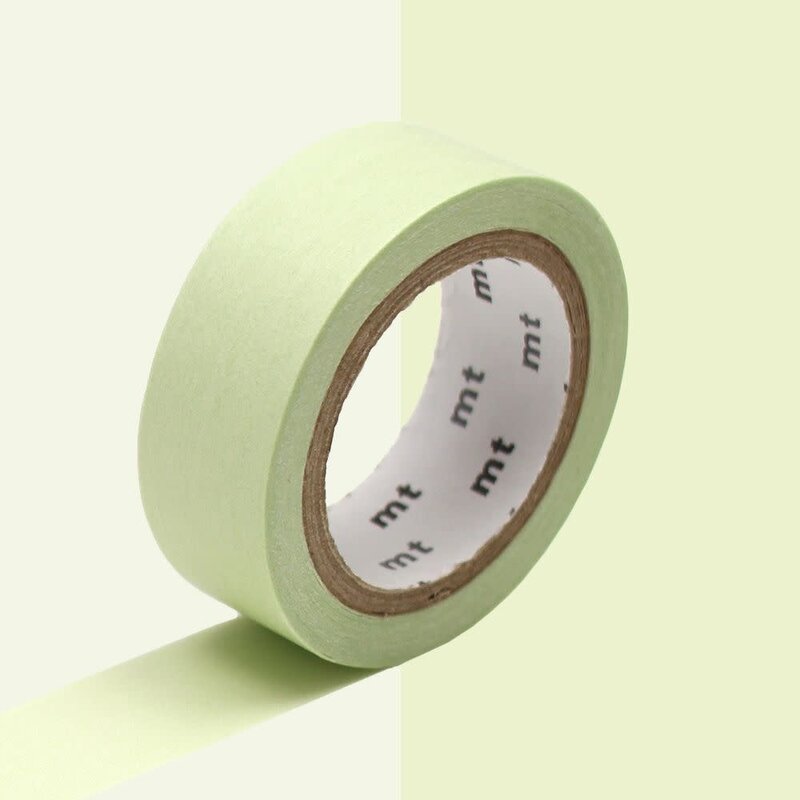 OZ MT 1P Uni pastel vert clair / leaf 1,5cm x7m