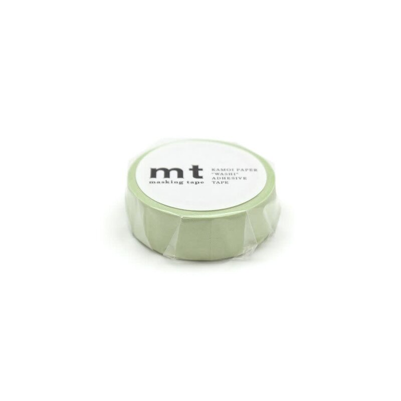 OZ MT 1P Uni pastel vert clair / leaf 1,5cm x7m