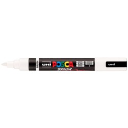 POSCA Marqueur Pointe Moyenne Brush PC5BR Blanc