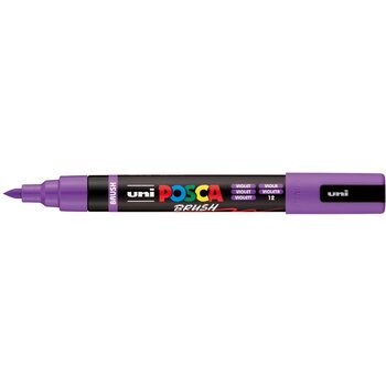 POSCA Marqueur Pointe Moyenne Brush PC5BR Violet