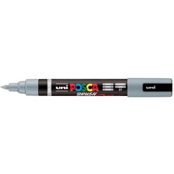 POSCA Marqueur Pointe Moyenne Brush PC5BR Gris