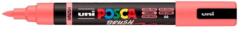 POSCA Marqueur Posca Pointe Moyenne Brush PC5BR Corail