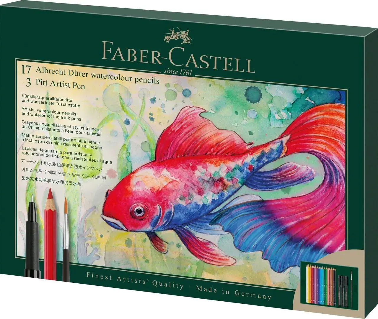 FABER CASTELL Set Albrecht Dürer & Pitt Artist Pen 21x