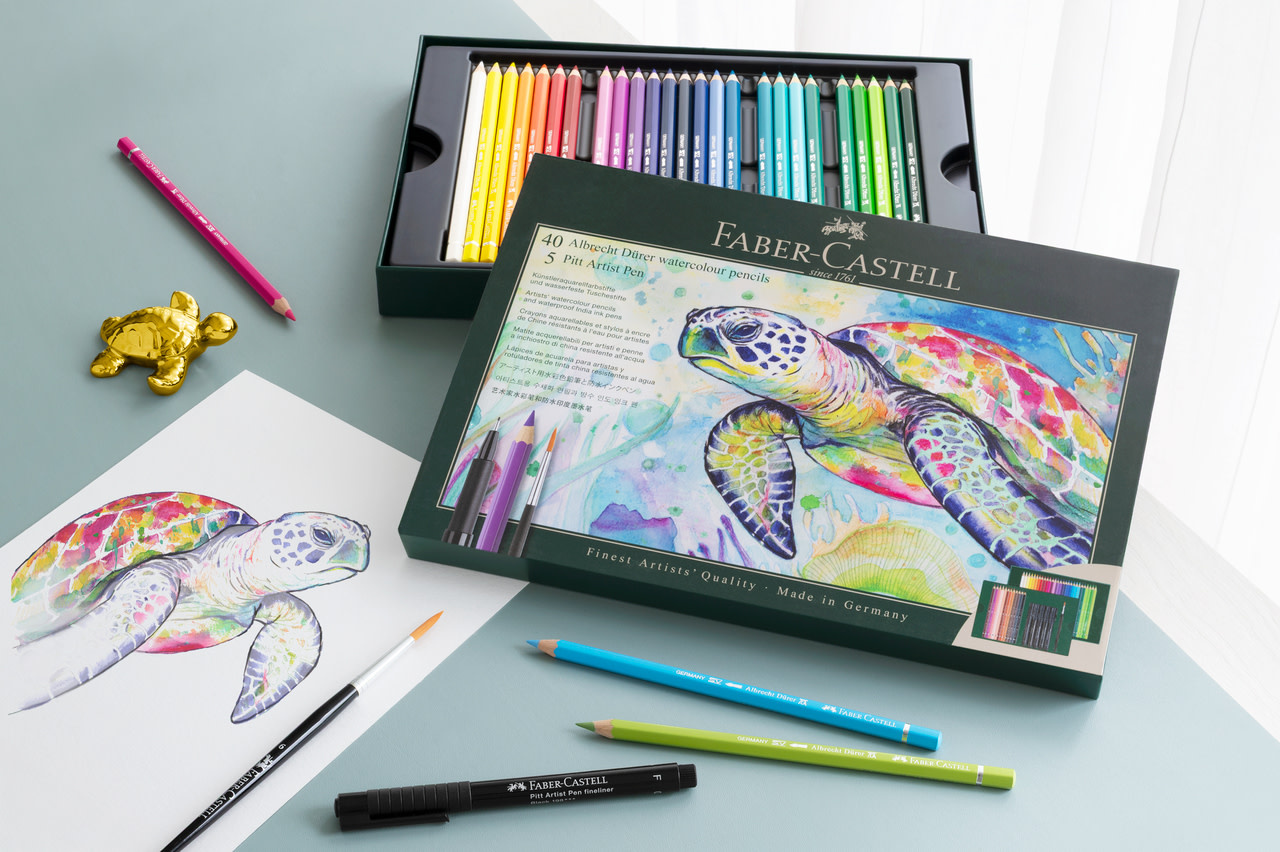 FABER CASTELL Set Albrecht Dürer & Pitt Artist Pen 46x
