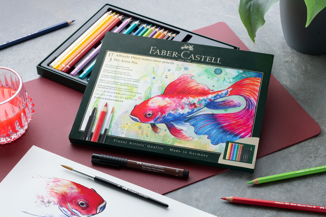 FABER CASTELL Set Albrecht Dürer & Pitt Artist Pen 21x