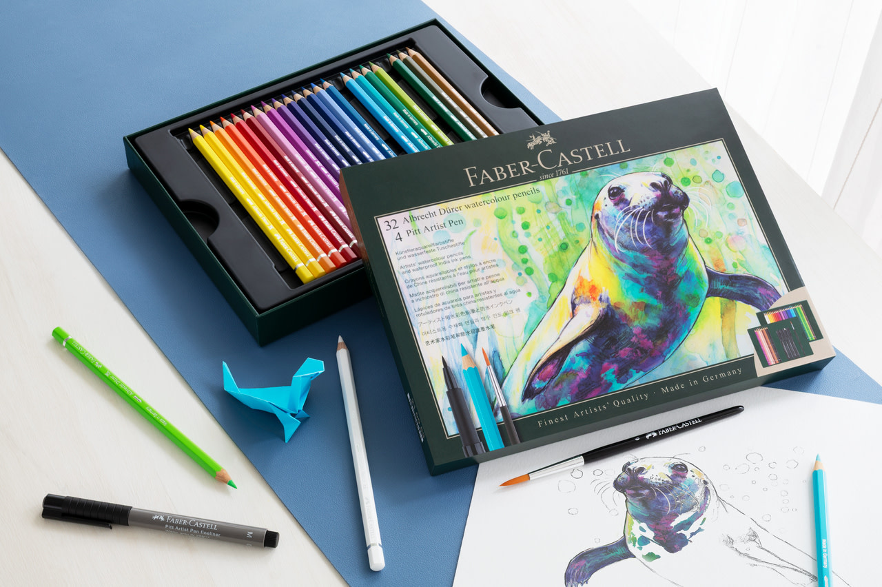 FABER CASTELL Set Albrecht Dürer & Pitt Artist Pen  37x