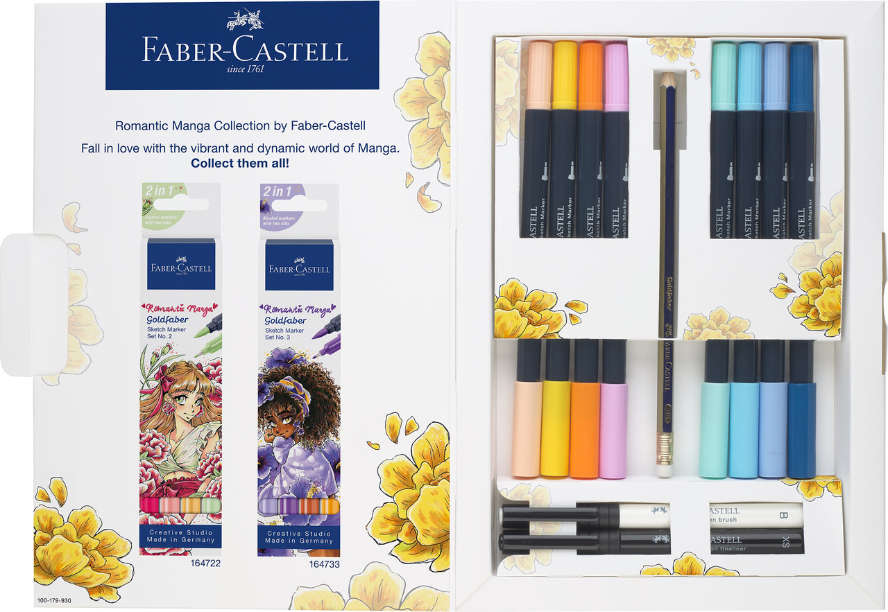 FABER CASTELL Goldfaber Sketch Marker Romantic Manga 1