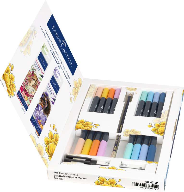 FABER CASTELL Goldfaber Sketch Marker Romantic Manga 1