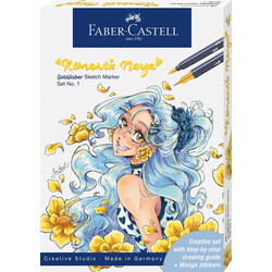 FABER CASTELL Goldfaber Sketch Marker Romantic Manga 1