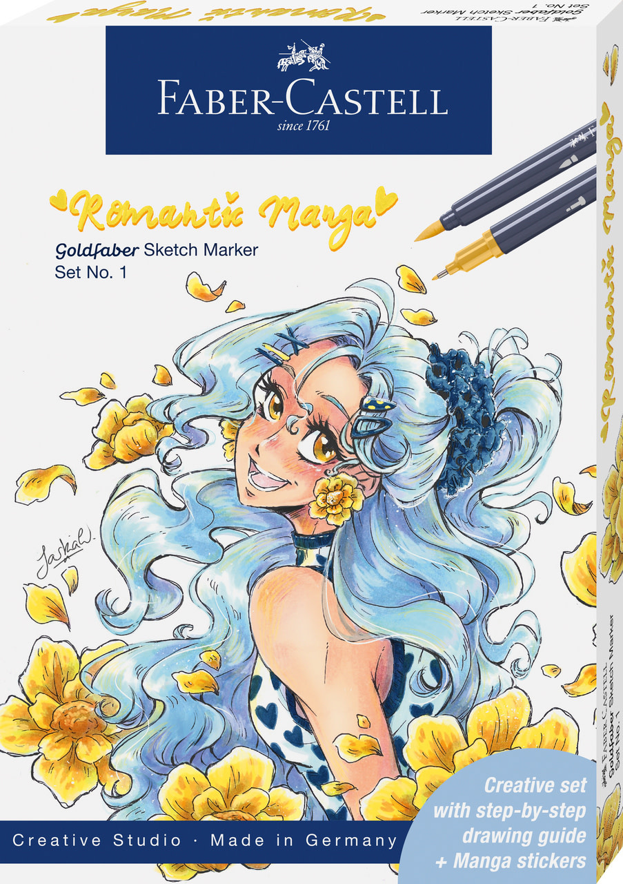 FABER CASTELL Goldfaber Sketch Marker Romantic Manga 1