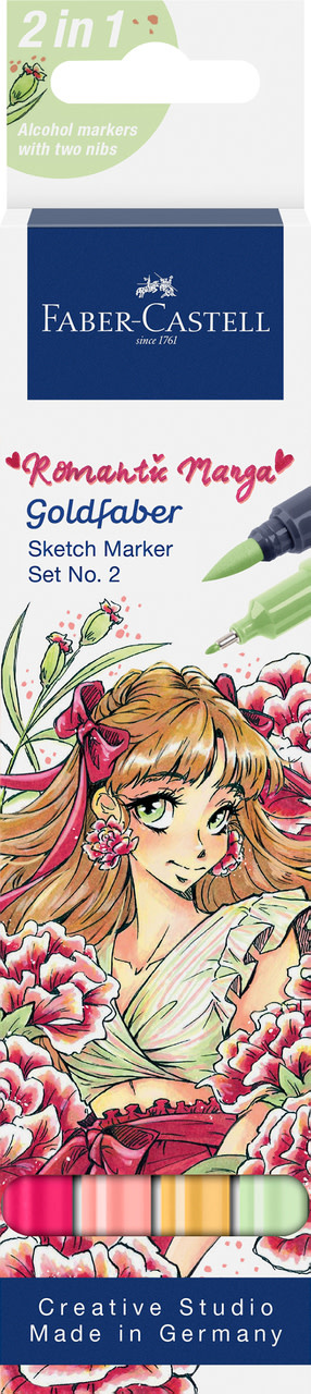 FABER CASTELL Goldfaber Sketch Marker Romantic Manga 2