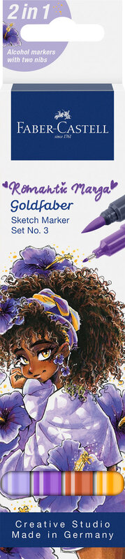 FABER CASTELL Goldfaber Sketch Marker Romantic Manga 3