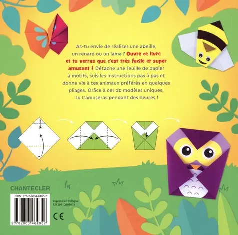 CHANTECLER Facile Et Amusant - Origami (Animaux) Collectif