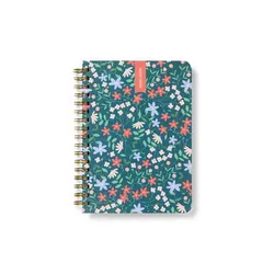 LETTS Spring Valley Vert A6 Semainier horizontal 18-Month 2025-2026 - Multilanguage