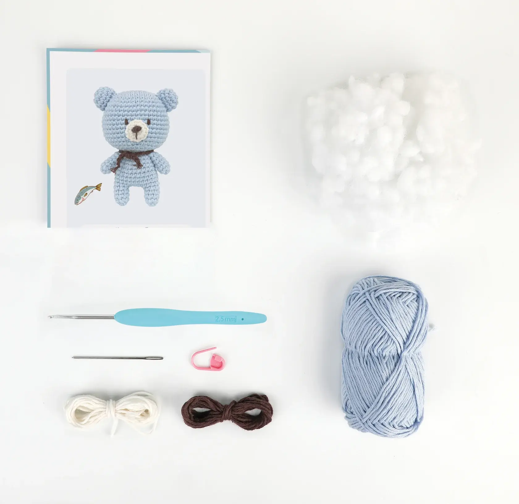 DMC Anchor Bobby L'Ours Mini Kit Amigurumi