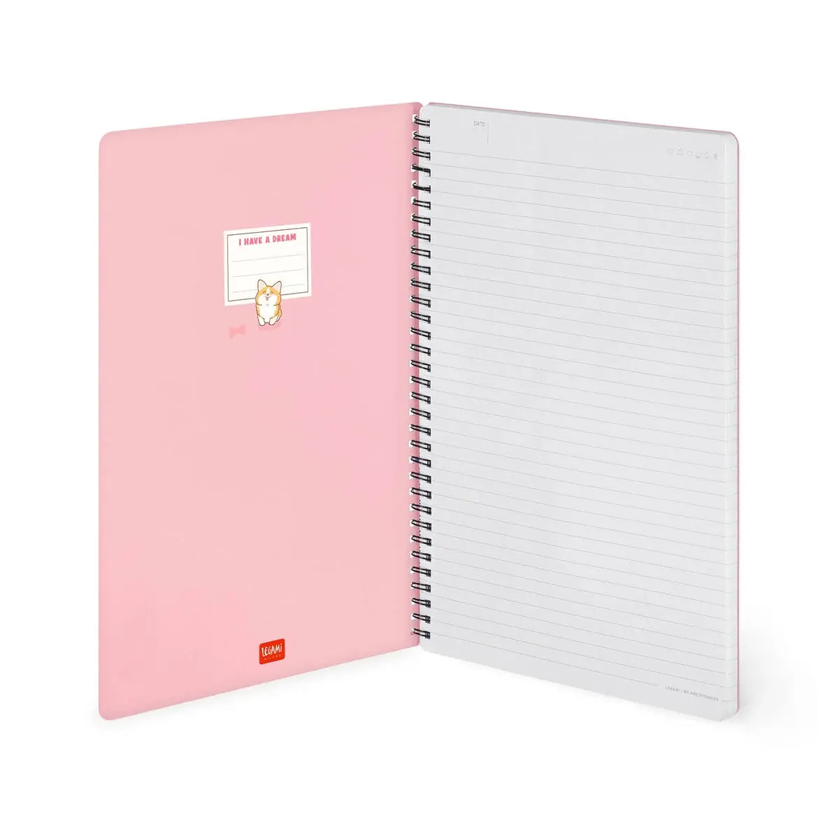 LEGAMI Lined Spiral- Bound Notepad - Spiral Notebook - Maxi - To Be Defined