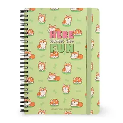 LEGAMI Lined Spiral- Bound Notepad - Spiral Notebook - Large - To Be Defined