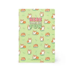 LEGAMI Lined Notebook - Quaderno - Large - Corgi 18,8x24.8cm