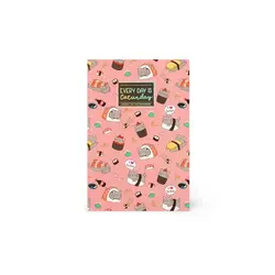 LEGAMI Lined Notebook - Quaderno - Medium - Sushi Cat 14,2x21cm