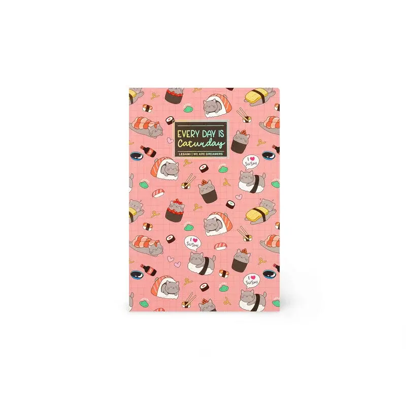 LEGAMI Lined Notebook - Quaderno - Medium - Sushi Cat