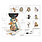 KIUB Calendrier Classique 16 Mois 2026 Bug Art Kooks
