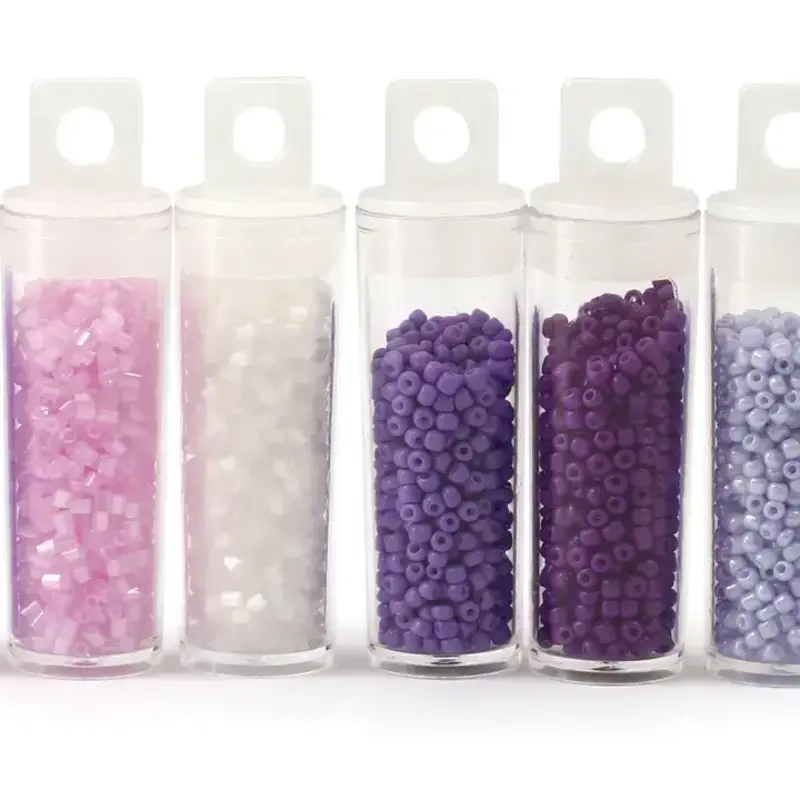 GRAINE CREATIVE Assortiment De Perles Tubes Lavender Limonade