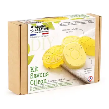 GRAINE CREATIVE Kit Diy Savons Citron & Graines De Chia
